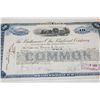 Image 1 : The Baltimore and Ohio Railroad Company Stock Certificate Dated 1921