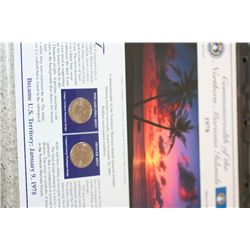 2009 US Commonwealth of the Northern Mariana Islands State Quarter Set W/Postal Stamps Featuring Mar