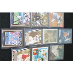 Various Baseball Trading Cards; Various Dates, Players & Teams; Lot of 10
