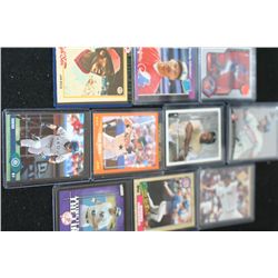 Various Baseball Trading Cards; Various Dates, Players & Teams; Lot of 10