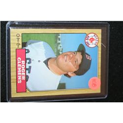 1987 MLB O-Pee-Chee Roger Clemens Boston Red Sox Baseball Trading Card