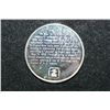 Image 2 : 1976 US Postmaster 58th Anniversary First Regulatory Scheduled US Air Mail Silver Round; .999 Fine S