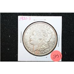 1921-S Silver Morgan $1