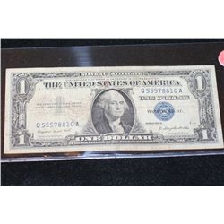 1957-A US Silver Certificate $1; Blue Seal