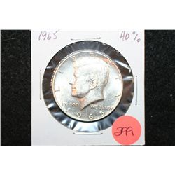 1964 Kennedy Half Dollar; 40% Silver
