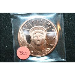 2011 Copper Round; .999 Fine Copper 1 Oz.