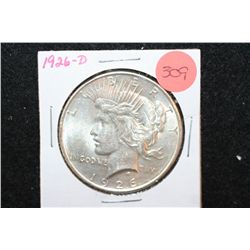 1926-D Peace $1