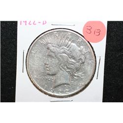 1922-D Peace $1