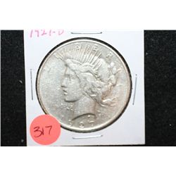 1927-D Peace $1