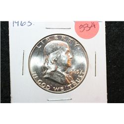 1963 Ben Franklin Half Dollar