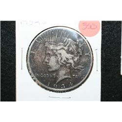 1934-S Peace $1