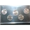 Image 1 : 2001-D US Mint State Quarter Coin Set; BU