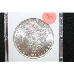 1881-O Silver Morgan $1; MCPCG Graded MS61