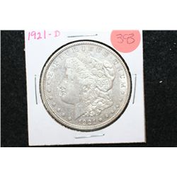 1921-D Silver Morgan $1