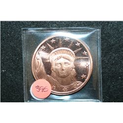 2011 Copper Round; .999 Fine Copper 1 Oz.