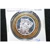 Image 1 : Treasure Island at The Mirage Las Vegas NV Limited Edition Two-Tone $10 Gaming Token "Millennium Ser