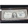 Image 1 : 1957 US Silver Certificate $1; Blue Seal; Star Note