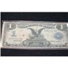 Image 1 : 1899 US Silver Certificate $1; Blue Certificate; Large Flying Eagle