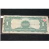 Image 2 : 1899 US Silver Certificate $1; Blue Certificate; Large Flying Eagle