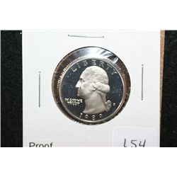 1989-S Washington Quarter; Proof