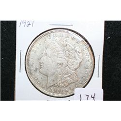 1921 Silver Morgan $1