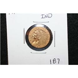 1913 Indian Chief $2 1/2 Gold Coin