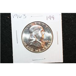 1963 Ben Franklin Half Dollar