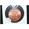 Image 2 : Golden State Mint Copper Round; .999 Fine Copper 1/4 Oz.