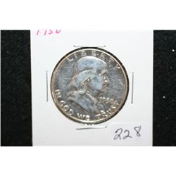1950 Ben Franklin Half Dollar