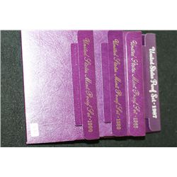 1987-S, 1988-S, 1989-S & 1990-S US Mint Proof Set; Lot of 4