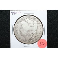 1890-O Silver Morgan $1