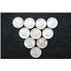 Image 1 : Mercury Dime; Various Dates & Conditions; Lot of 10; BU