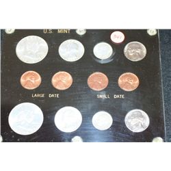 1960 US Mint Proof Set W/Large Date & Small Date Lincoln Wheat Back Penny; Lot of 2
