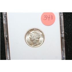 1944-D Mercury Dime; MCPCG Graded MS64