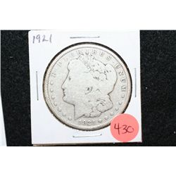 1921 Silver Morgan $1