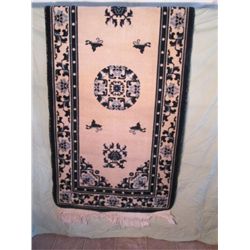 3x6 Chinese Peking 40+ Year Old Hall Runner