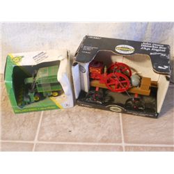 Plastic John Deere Cotton Picker & Die Cast