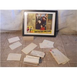 "when The West Was Young" Movie Lobby Card Prof