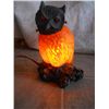 Image 1 : Glass Owl Light In Working Condition