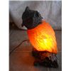 Image 2 : Glass Owl Light In Working Condition
