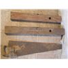 Image 1 : 2 Antique Wood Levels And Antique Hand Saw