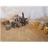 Image 1 : Box Lot Of 5 Decanters And 2 Beer Steins