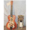 Image 1 : Roy Rogers Child Guitar And A Vintage  Ranch Phone