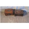 Image 1 : 2 Antique Wood Chinese Boxes
