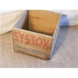 Systox Box- 2 Straps 100 Lbs- Wood Box