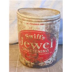 Swifts Jewel 48lbs Shortening Tin