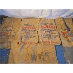 5 100 Lb Feed Sacks (vintage)