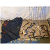 Image 1 : Metal Folding Saddle Rack, Arabian Show Halter