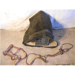 Saddle Pad, Halter, &  Roping Tie Down Set