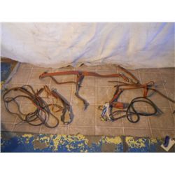 Snaffle With Western Head Stall, Breast Straps, &